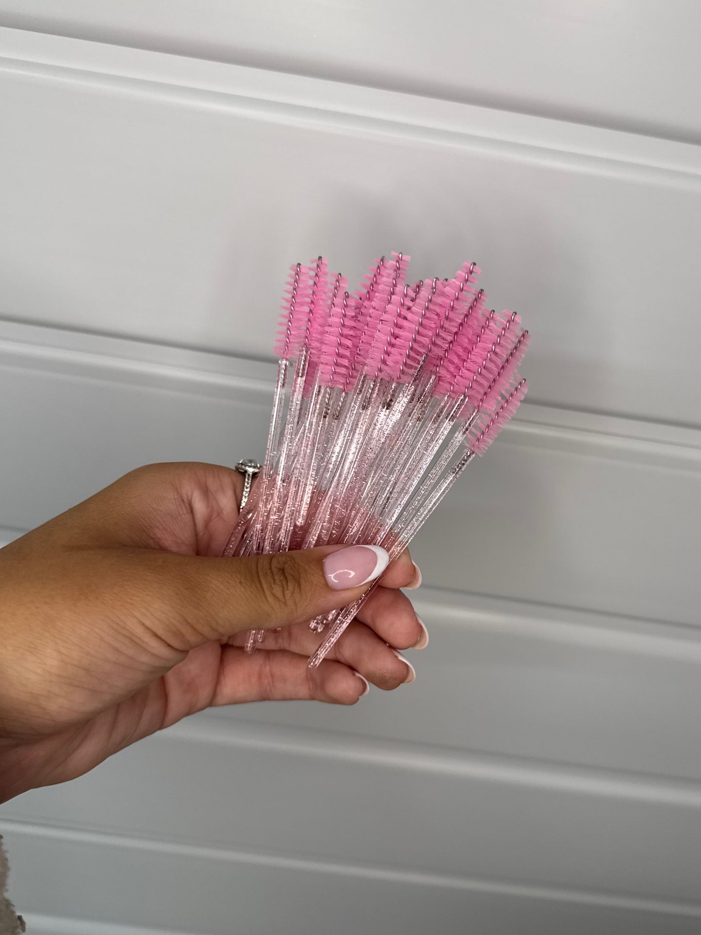 Pink sparkle spoolies (50pk)